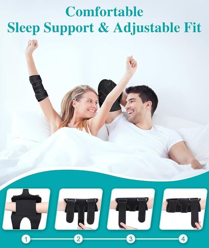 Oyakin Elbow Brace for Cubital Tunnel, Ulnar Nerve Entrapment brace, Adjustable Elbow Splint for Sleeping, Tendonitis, Tennis Elbow, Comfortable Stabilizer Support for Women and Men Fit Most in Saudi Arabia