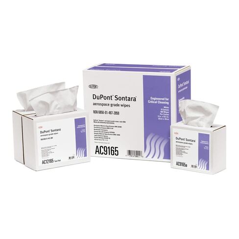 CRC AC1212 Dupont Sontara Creped Aircraft Wipe, Flat, 12" Length, 12" Width, Cellulose/Polyester, White (Pack of 1000) in Saudi Arabia