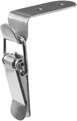 Latch Lock Degrees Duck-Mouth Buckle Hook Lock Stainless Steel Spring Loaded Draw Toggle Latch Clamp Clip Silver Hasp Latch Catch Clasp in Saudi Arabia