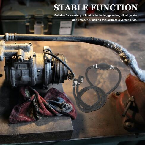 iplusmile Oil Transfer Hose Manual Pump Versatile Siphon for and Water and Lightweight Design for Easy Use for Engines and Applications in Saudi Arabia