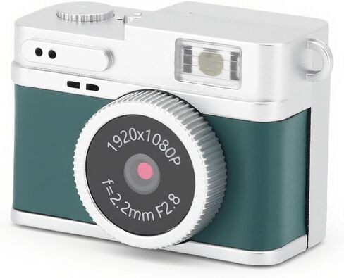 Mini Keychain Camera ، 0.96 "شاشة LED ملء ضوء لدراسة السفر ، 1080 بكسل الكاميرا الرجعية OTG نقل 128 جيجابايت (بني) in Saudi Arabia
