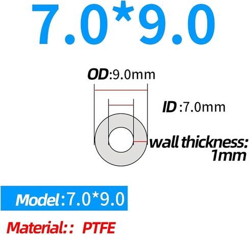 أنبوب خرطوم PTFE أنبوب PTFE أنبوب مقاوم لدرجة الحرارة العالية والحمض والقلويات in Kuwait
