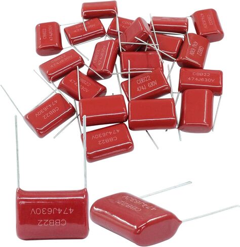 Piutouyar 20 Pack 474J 630V 0.047UF P20 Guitar Tone Capacitor Polypropylene Capacitor for Electric Guitar & Bass in Saudi Arabia