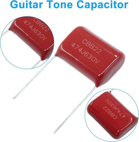 Piutouyar 20 Pack 474J 630V 0.047UF P20 Guitar Tone Capacitor Polypropylene Capacitor for Electric Guitar & Bass in Saudi Arabia