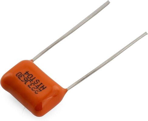Musiclily Pro NISSEI Japan Orange MPE CBB Metallized Polypropylene Film Capacitors .022uF 5% 630V for Electric Guitar Bass (Set of 2) in Saudi Arabia