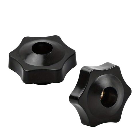 صواميل مقبض زهر البرقوق ‌12 قطعة M6x32mm مجموعة براغي مقبض نحاس/بلاستيك مطلي بالزنك مع صواميل سداسية بخيط جزئي in Saudi Arabia