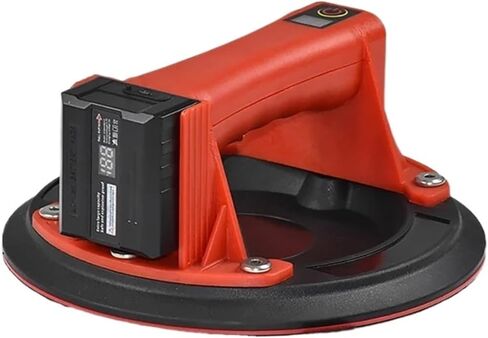 8Inch Electric Vacuum Suction Cup For s Tile Strong 200kg Bearing Capacity 2400mAh Electric Vacuum Suction Cup With Air Pump(Rojo) in Saudi Arabia