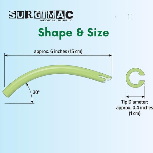 SurgiMac Comfy Vented High-Volume Evacuator (HVE) Tips Soft Green Disposable Suction Tips 100/Pk in Saudi Arabia