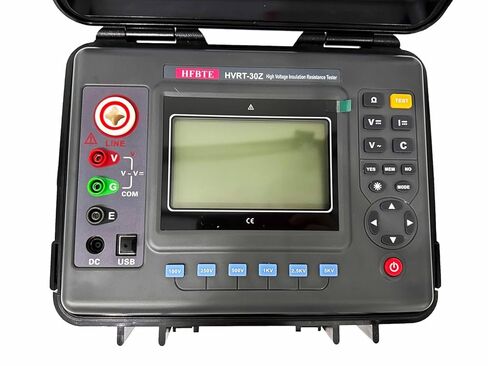 Digital High Voltage Insulation Tester 5KV 10TΩ HV Insulation Resistance Meter with Rated Voltage 100V 250V 500V 1000V 2500V 5000V for Testing Insulation Resistance,Voltage,DC Current,Capacitance in Saudi Arabia