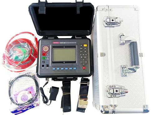 High Voltage Insulation Tester HV Insulation Resistance Meter Megohmmeter with Rated Voltage 100V 250V 500V 1000V 2500V 5000V Insulation Resistance 0.01MΩ-10TΩ DC Current 0.1nA-6mA in Saudi Arabia