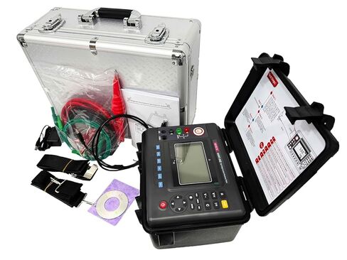 High Voltage Insulation Resistance Tester Megohmmeter with Rated Voltage 100V 250V 500V 1000V 2500V 5000V USB Interface Insulation Resistance 0.01MΩ-10TΩ Resolution 0.01MΩ DC Current 0.1nA-6mA in Saudi Arabia