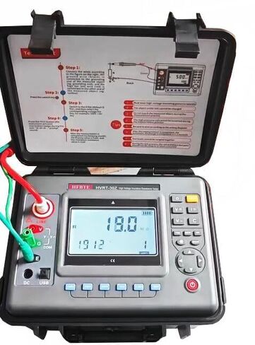 High Voltage Digital Insulation Tester HV Insulation Resistance Meter Megohmmeter for 10TΩ Insulation Resistance,5KV Voltage,6mA DC Current,50uF Capacitance Test with USB Interface Touch Screen in Saudi Arabia