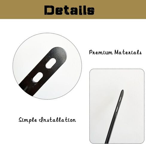 4 قطع من دعامات التثبيت مع مسامير وصواميل لتركيب سلة الدراجة، دعامات تثبيت سلة الدراجة، حامل دعامة تثبيت سلال الدراجة الخلفية لرف الدراجة in Kuwait