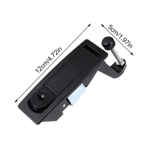 Compression Latch Zinc Alloy Toolbox Lock Adjustable Flush Lever Keyed Lock for Electrical Enclosures and Industrial Cabinets Hardened Security for Home Improvement and Hardware in Saudi Arabia