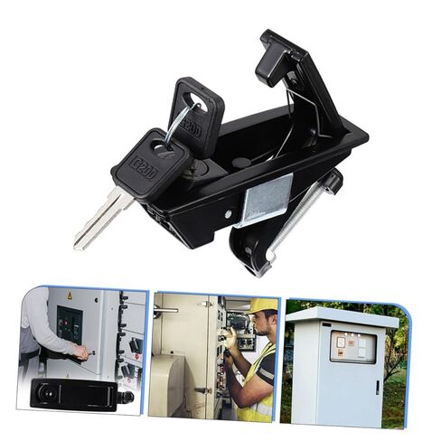 Compression Latch Zinc Alloy Toolbox Lock Adjustable Flush Lever Keyed Lock for Electrical Enclosures and Industrial Cabinets Hardened Security for Home Improvement and Hardware in Saudi Arabia