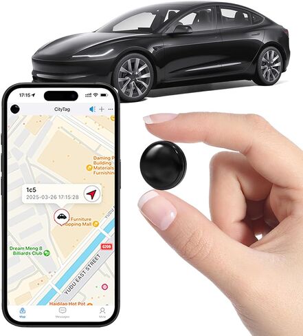 GPS Tracker for Vehicles No Monthly Fee - Portable Mini GPS Tracking Device with App, Hidden Real-Time GPS Tracking Device for Cars, Kids, Pets & Valuables, Works on Android & iOS in Kuwait