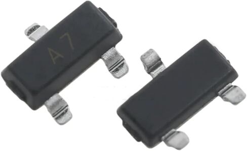 BAW56 BAV70 BAV99 A1 A4 A7 A1W A4W A7W SMD التبديل ديود SOT-23 الترانزستور 100 قطعة (BAV70) in Saudi Arabia
