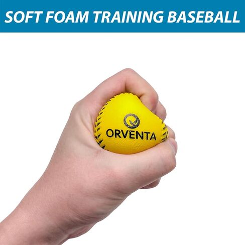 Soft Foam Baseballs – Safe Indoor & Outdoor Practice Baseballs for Beginners – Soft Training Foam Balls for Throwing, Catching & Batting – 12 Pack in Saudi Arabia