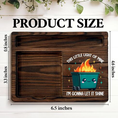 Funny Office Dumpster Fire Sticky Note Holder Dumpster Fire Gifts This Little Light of Mine I'm Gonna Let It Shine Post It Note Dispenser for Office Cubicle Desk Decor in Kuwait