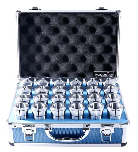 Accusize Industrial Tools 24-Pc 3-26 mm 5C أطواق دائرية دقيقة، متري، متصلب وأرضي، 0200-5552 in Saudi Arabia