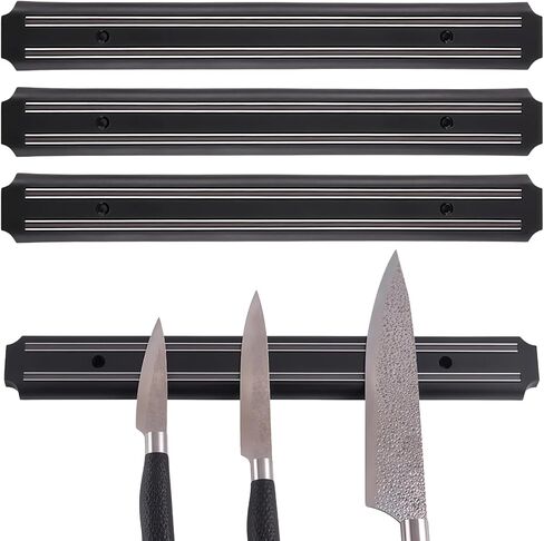 Magnetic Knife Holder, Magnetic Knife Strips(15 Inch X Set of 2) Magnetic Knife Storage Strip, Kitchen Utensil Holder,Tool Holder,Multipurpose Magnetic Knife Rack for Kitchen Garage Workshop in Kuwait