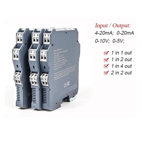 1 قطعة 18-32 فولت تيار مستمر 0/4-20mA محول إشارات المعزل 0-10 فولت 0-5 فولت (في 0-10V_Out 4-20MA) in Kuwait