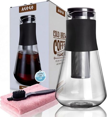 ماكينة صنع القهوة المثلجة مع مرشحات معدنية من السيليكون مانعة للانزلاق سعة 1600 مل in Kuwait