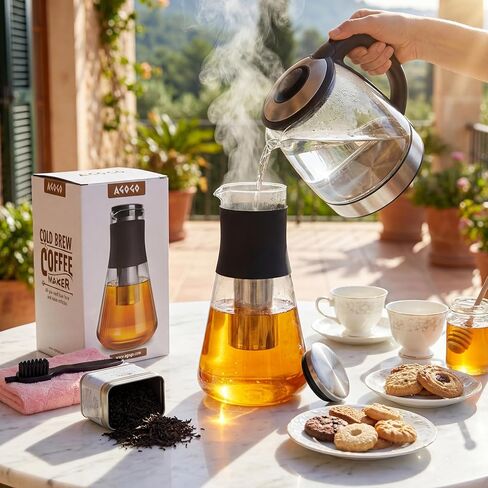 ماكينة صنع القهوة المثلجة مع مرشحات معدنية من السيليكون مانعة للانزلاق سعة 1600 مل in Kuwait