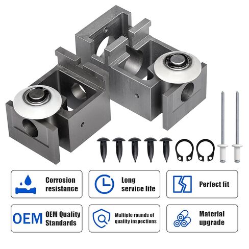 379060 Standard Bearing Block Kit for RV Schwintek/Lippert in-Wall Slide-Outs - Upper Lower Aluminum Blocks with V-Roller Rivets (Standard ! Not Inverted) in Saudi Arabia