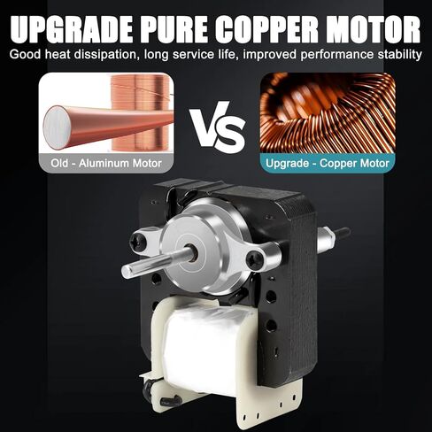 Criditpid EP670 SM670 Universal Utility Motor Kit Replaces 250340, 250355, 90970, 90971, EM670, 653026, 33-670, C-Frame Motor 120V for Exhaust Fan, Refrigerators, Range Hood, Evaporator Fan Motor in Saudi Arabia