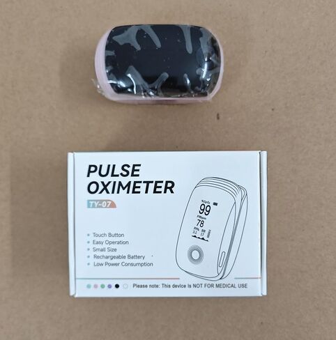 Finger Pulse Oximeter, Fingertip Blood Oxygen Saturation with Pulse Monitor, Oximeter with Lanyard, Pulse Oximeter for Sport and aviation use only (pink) TY07 in Saudi Arabia