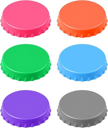 6 Pack Caps for Soda Cans, Reusable Can Lids Soda, Cans Caps Lid Sodas for Standard Can, Leak-Proof for Beer, Sodas & Beverages in Saudi Arabia