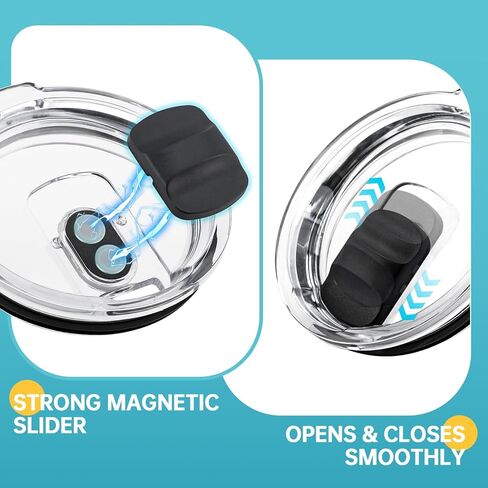Replacement Lids Compatible with Frost Buddy Togo Buddy, 30oz Tumbler Lid Fit for Frost Buddy Tumbler, Spill Proof To Go Buddy Lids Covers with Magnetic Slider Switch for Travel Workouts & Outdoor in Kuwait