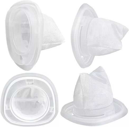 4 قطع استبدال فلتر مكنسة كهربائية HNVCF10 للمكنسة اليدوية بلاك اند ديكر دستبوستر HNVC115، HNVC215، سلسلة HNVC220، HNVC215B10، HNVC215B12، HNVC215BW52، HNVC215B12AEV، (HNVCF10) قابلة للغسل in Kuwait