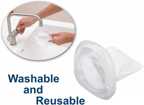 4 قطع استبدال فلتر مكنسة كهربائية HNVCF10 للمكنسة اليدوية بلاك اند ديكر دستبوستر HNVC115، HNVC215، سلسلة HNVC220، HNVC215B10، HNVC215B12، HNVC215BW52، HNVC215B12AEV، (HNVCF10) قابلة للغسل in Kuwait