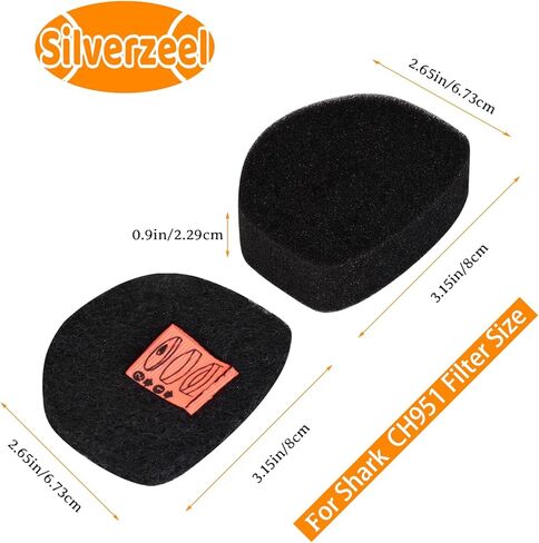 3 PACK CH950 Replacemen Filters for Shark Ultra Cyclone Pet Pro Plus CH951C CH963AMZ CH951 CH964AMZ CH900WM CH901 Cordless Handheld Vacuum Vleaner, Replace Part XFTRCH900 in Saudi Arabia