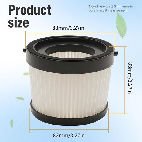 EATAKWARD 3 Pcs HEPA Vacuum Filters Relacement for 20V Cordless Handheld Vacuum, Washable Replacement for DCV501HB DCV5011H - Compatible with Makita, CAMXTOOL，KXX, TengXcel in Saudi Arabia