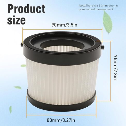 EATAKWARD 3 Pcs HEPA Vacuum Filters Relacement for 20V Cordless Handheld Vacuum, Washable Replacement for DCV501HB DCV5011H - Compatible with Makita, CAMXTOOL，KXX, TengXcel in Saudi Arabia