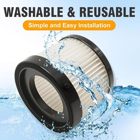 EATAKWARD 3 Pcs HEPA Vacuum Filters Relacement for 20V Cordless Handheld Vacuum, Washable Replacement for DCV501HB DCV5011H - Compatible with Makita, CAMXTOOL，KXX, TengXcel in Saudi Arabia