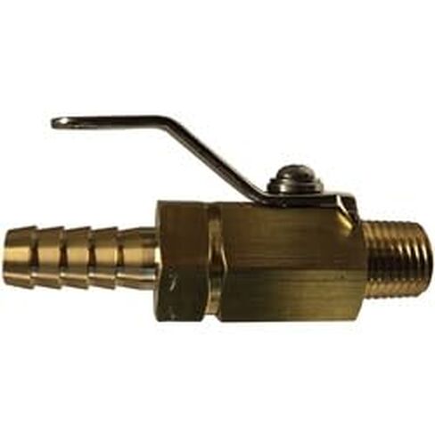46986 صمام كروي مصغر بمقبض وجوز، 5/16 × 1/4 بوصة اسمي، خرطوم شائك × MIP in Saudi Arabia