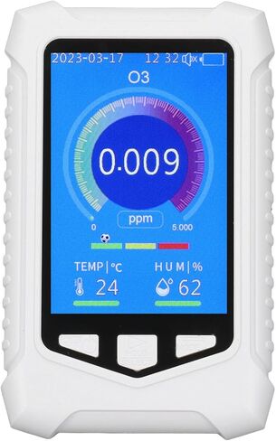 Air Detector, Handheld Colorful Ozone Meter Detector with USB Charging and Sensitive Sensors for Air Quality Testing, Indoor Air Quality Meters in Saudi Arabia