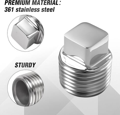 SPEEDWOX Stainless Steel Boat Drain Plug Kit Marine-Grade Garboard Thru-Hull Drain Plug Threaded Transom Plug Kayak Drain Plug Aluminum Boat Drain Plug Kit Grade Garboard Thru-Hull Drain Plug in Saudi Arabia