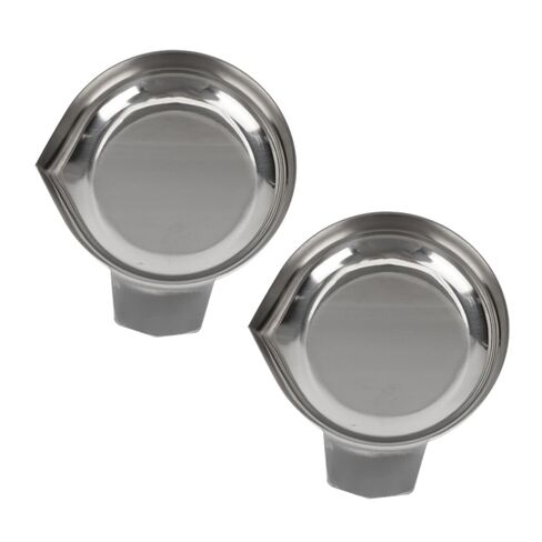 Mikinona Small Stainless Steel Scale Trays 2.95X2.55 Inch Electronic Weighing Pans for Precise Food Measurement in Home Kitchen Bakery Restaurant 2 Pack in Saudi Arabia