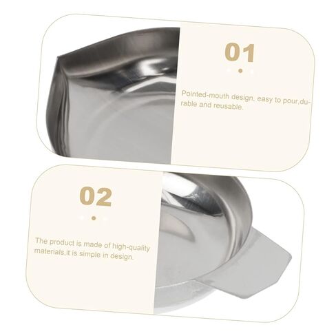 Mikinona Small Stainless Steel Scale Trays 2.95X2.55 Inch Electronic Weighing Pans for Precise Food Measurement in Home Kitchen Bakery Restaurant 2 Pack in Saudi Arabia