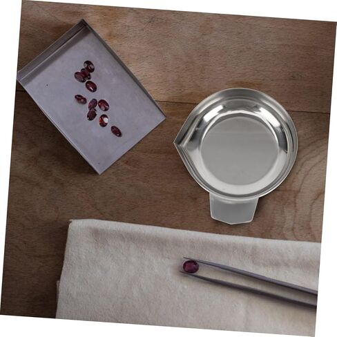 Mikinona Small Stainless Steel Scale Trays 2.95X2.55 Inch Electronic Weighing Pans for Precise Food Measurement in Home Kitchen Bakery Restaurant 2 Pack in Saudi Arabia