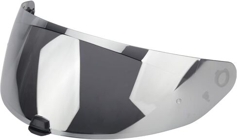 LKV HJ-31 Motorcycle Helmet Visor - i10 Helment Visor UV Protection Face Shield Accessories Replacement for i10 HJ31 i70 (Chrome Silver) in Saudi Arabia