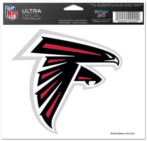 Atlanta Falcons Window Cling Ultra Decal Sticker in Saudi Arabia