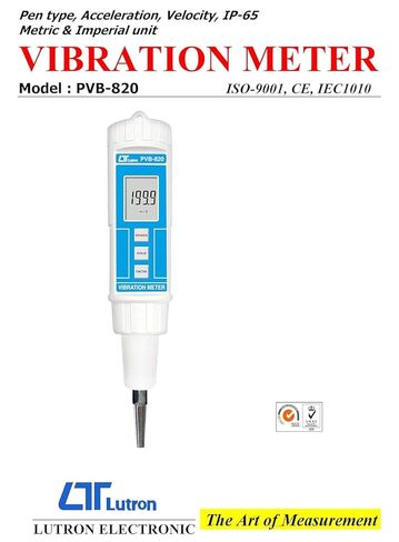 Portable Vibration Meter for Vehicle Component Testing and Workshop Maintenance | Model: PVB-820 in Kuwait
