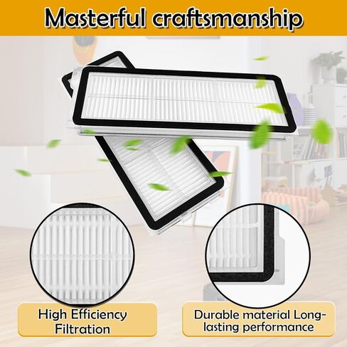 Eagles 8PCS Replacement Filter Compatible with Roborock QV 35A, QV 35S, Qrevo S, Qrevo Pro, Qrevo MaxV, Qrevo Plus, Qrevo Edge, Qrevo Curv Robot Vacuum Cleaner in Saudi Arabia