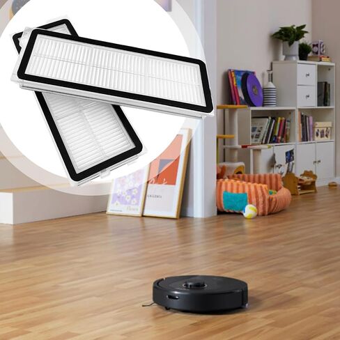 Eagles 8PCS Replacement Filter Compatible with Roborock QV 35A, QV 35S, Qrevo S, Qrevo Pro, Qrevo MaxV, Qrevo Plus, Qrevo Edge, Qrevo Curv Robot Vacuum Cleaner in Saudi Arabia